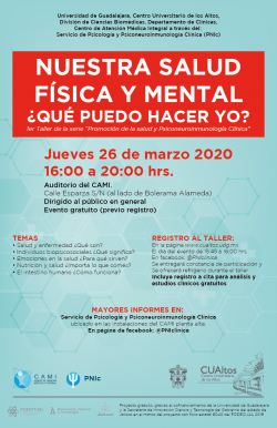 Nuestra Salud Física y Mental ¿Qué puedo hacer yo?